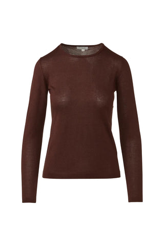 Long Sleeve Crew - Chocolate