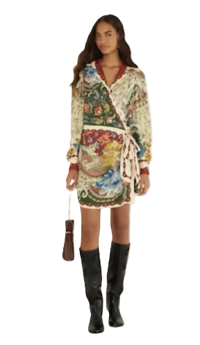 Lunar Boho Multicolor Chemise Mini Dress