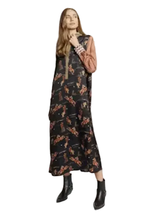 Kennedy Placket Maxi Dress