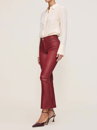 Bridget Boot Crop High Rise Instasculpt- Cherry Coated