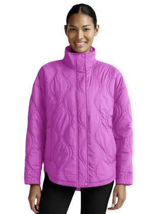 Roam Quilted Jacket Electric Fuchsia