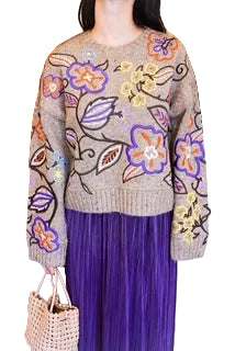 Camel Violet Pullover