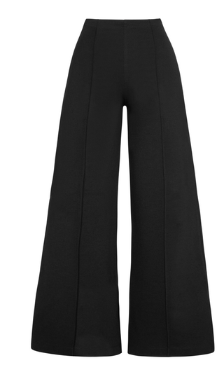 Full Length: Ponte Knit Wide Leg Pant