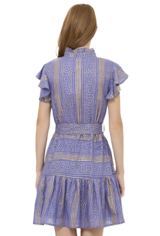 Ruffle Collar Button Mini