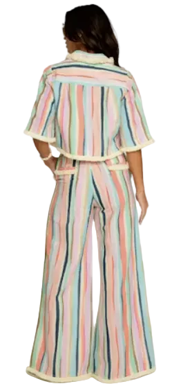 Blake Top- Sherbet Stripe