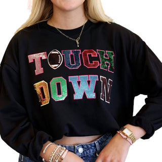 Touchdown Sweatshirt- Black
