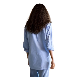 Mia Stripe Shirt- Blue