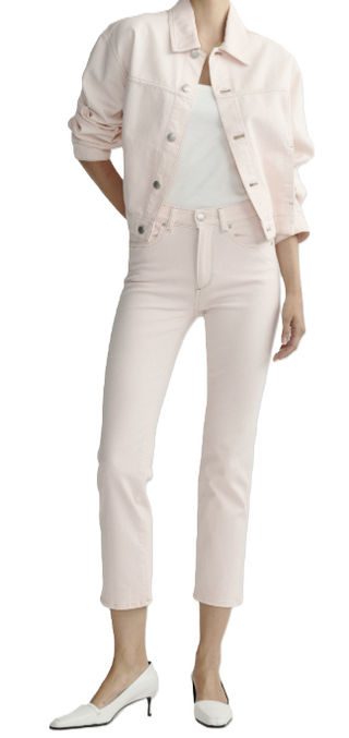 Mara Ankle Straight Mid Rise Instasculpt -Ballet