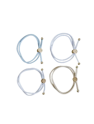 Skinny Hair Tie Set- Bride to Be