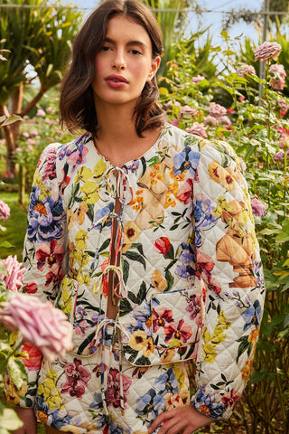 Greek Garden Jacket- Off White