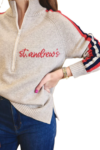 Half Zip Sweater - Broncos