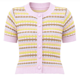 Spring Adelle Cardigan- Orchid