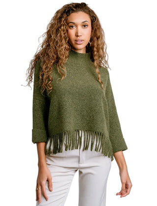 Sachi Aja Sweater - Olive Jade