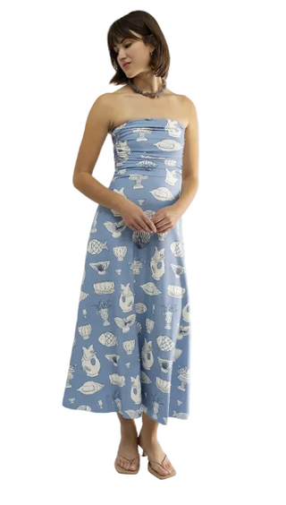 Gloria Dress - Ocean Vase