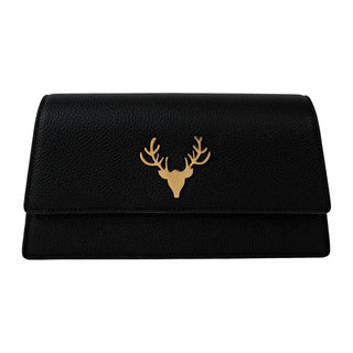 Ri Clutch Leather- Black