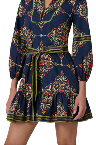 Evans Dress- Navy Multi