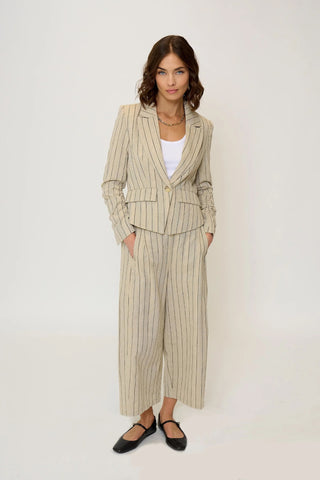 Rose Dickey Blazer- Khaki