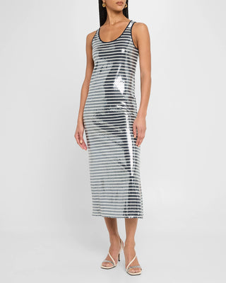 Beati -Navy Pinstripes