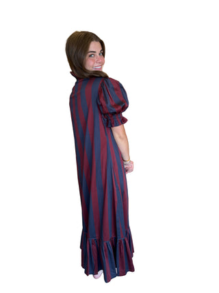 Priestly Dress- Vineyard Stripe