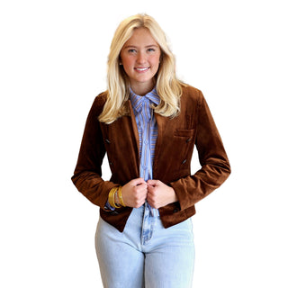 Corduroy Jacket- Brown