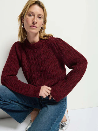 Eboni Mock Neck Tuck