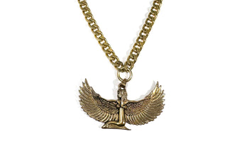 Protector Curb Statement Chain Necklace 19"