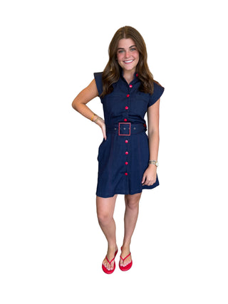 Suzie Dress- Ink Blue