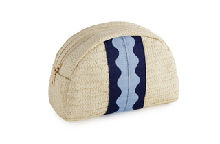 Marbella Zip Pouch - Blue