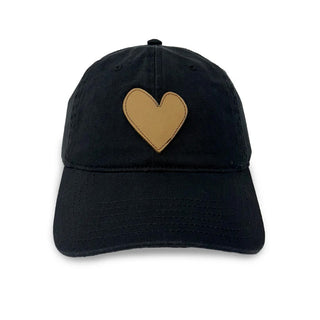 KR Imperfect Heart Hat- Black-Brown