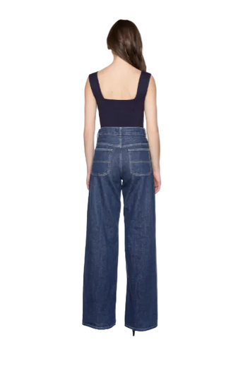 Essential Wide Strap Tank Top 8" - Midnight