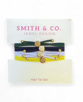 Skinny Hair Tie Set- Tennis with Love