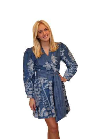 Carly Wrap Dress- Island Dreams