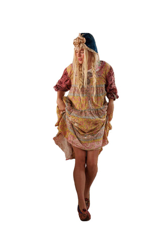 Gutta Garden Dress- Raspberry Patch
