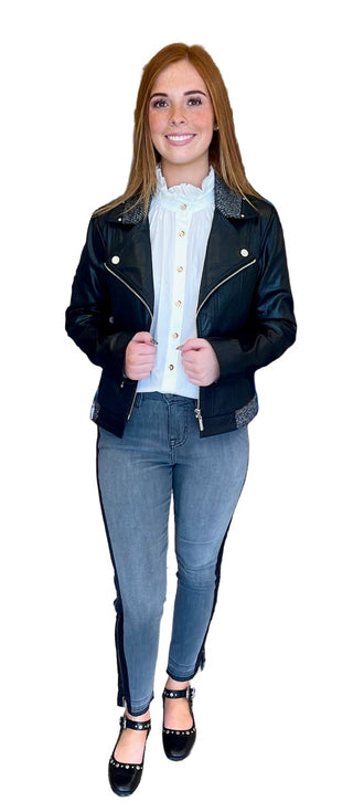 EM1051 Jeans- Grey/Black Combo