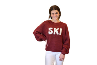 SKI Sweater- Plum