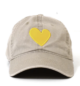 Baseball Hat Heart Patch
