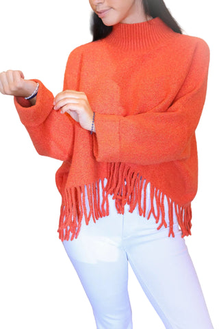 Sachi Aja Sweater - Tangerine