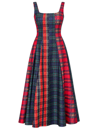 Banks Dress - Combined Plaid