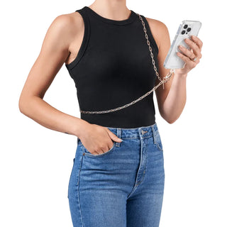 Gold Chain Phone Crossbody - Gold Chain