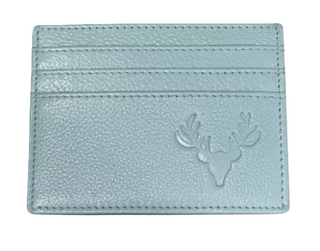 Leather Card Case - Tiffany Blue