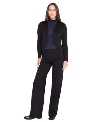 Ponte Knit Straight Pant