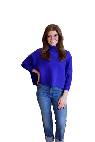Aja Sweater- Royal Blue