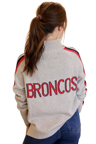 Half Zip Sweater - Broncos
