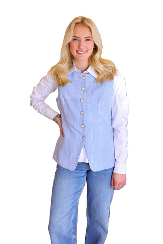 Taylor Vest- Window Pane