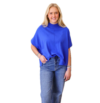 Caroline Top- Blue Victoire