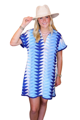 Beach Tunic- Blue