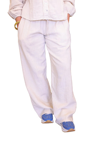 Gauze Pants- Natural