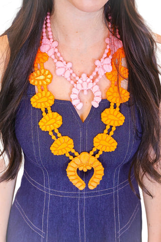 Golden Hour Necklace - Orange Citrus