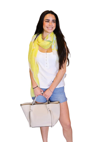 Yellow Green Scarf