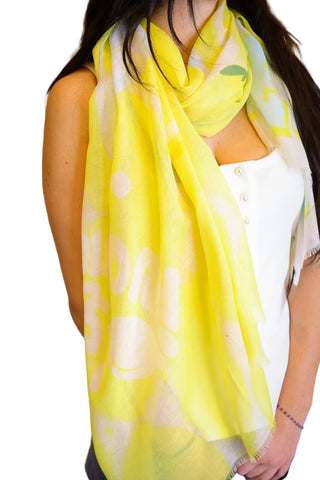 Yellow Green Scarf